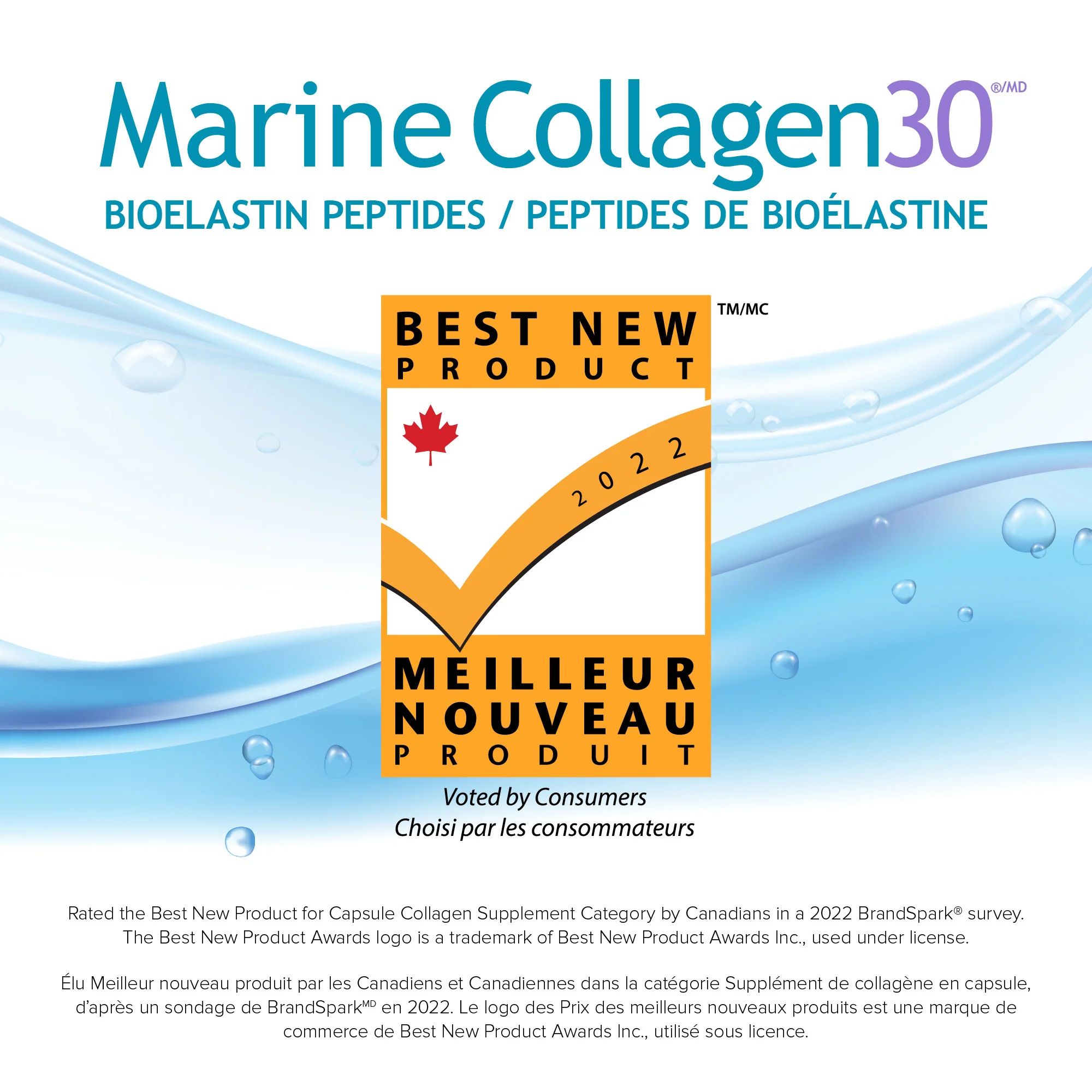 Marine Collagen30® Bioelastin Peptides Vegetarian Capsules - Image 3