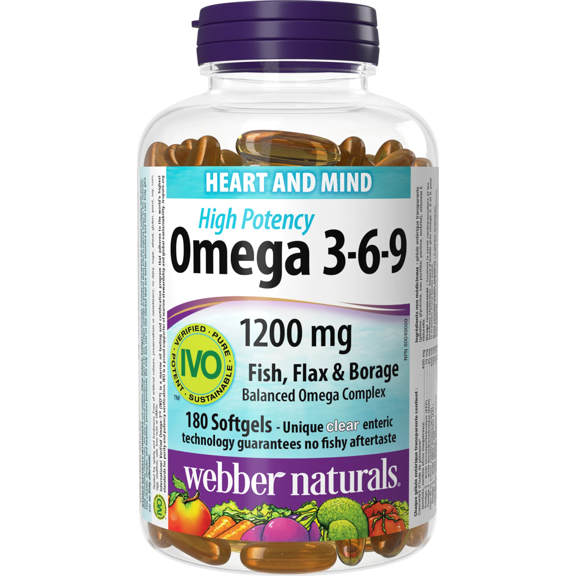 Omega 3-6-9 1200 mg No Fishy Aftertaste