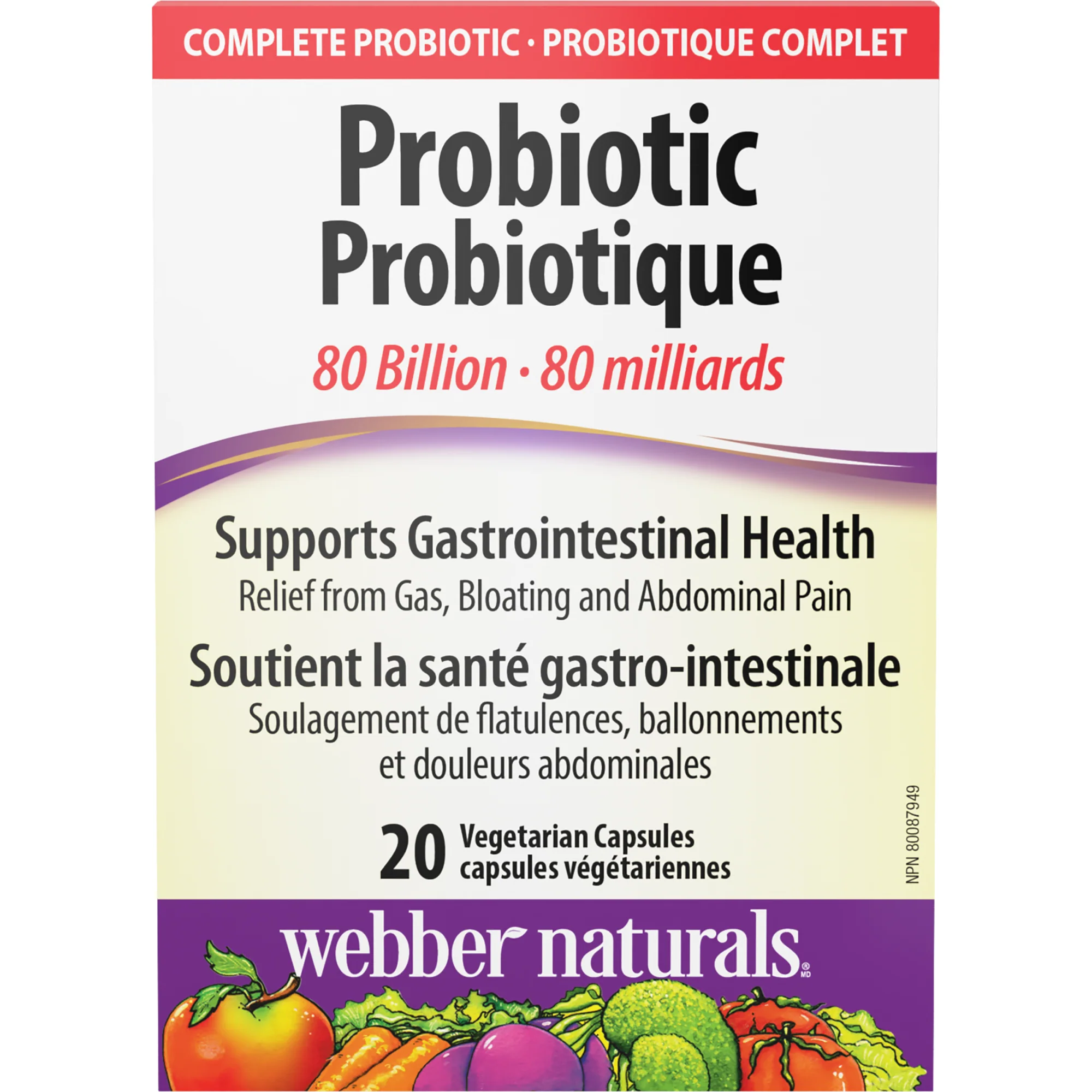 Probiotic 80 Billion 8 Probiotic Strains