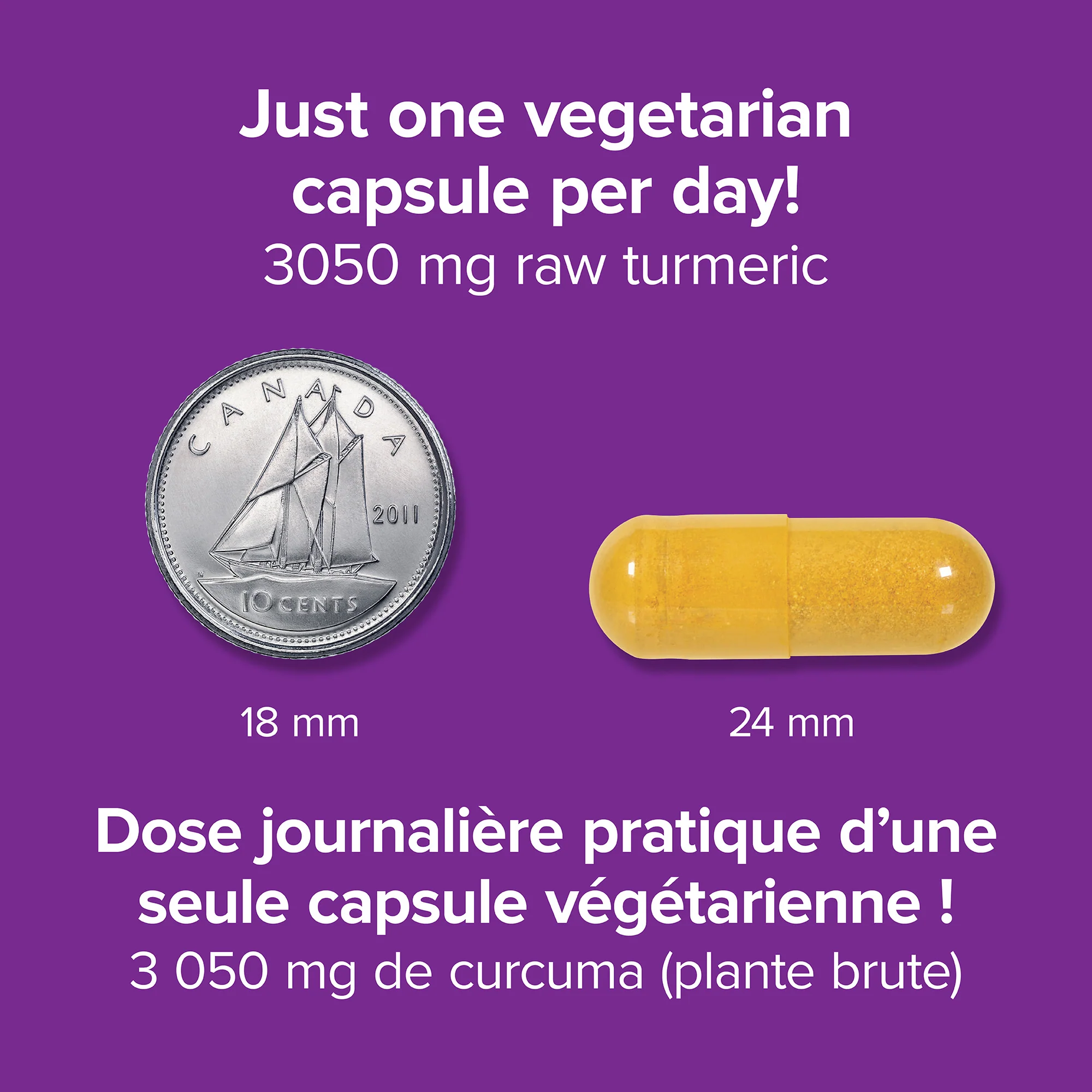 Turmeric Curcumin 3,050 mg Vegetarian Capsules - Image 3