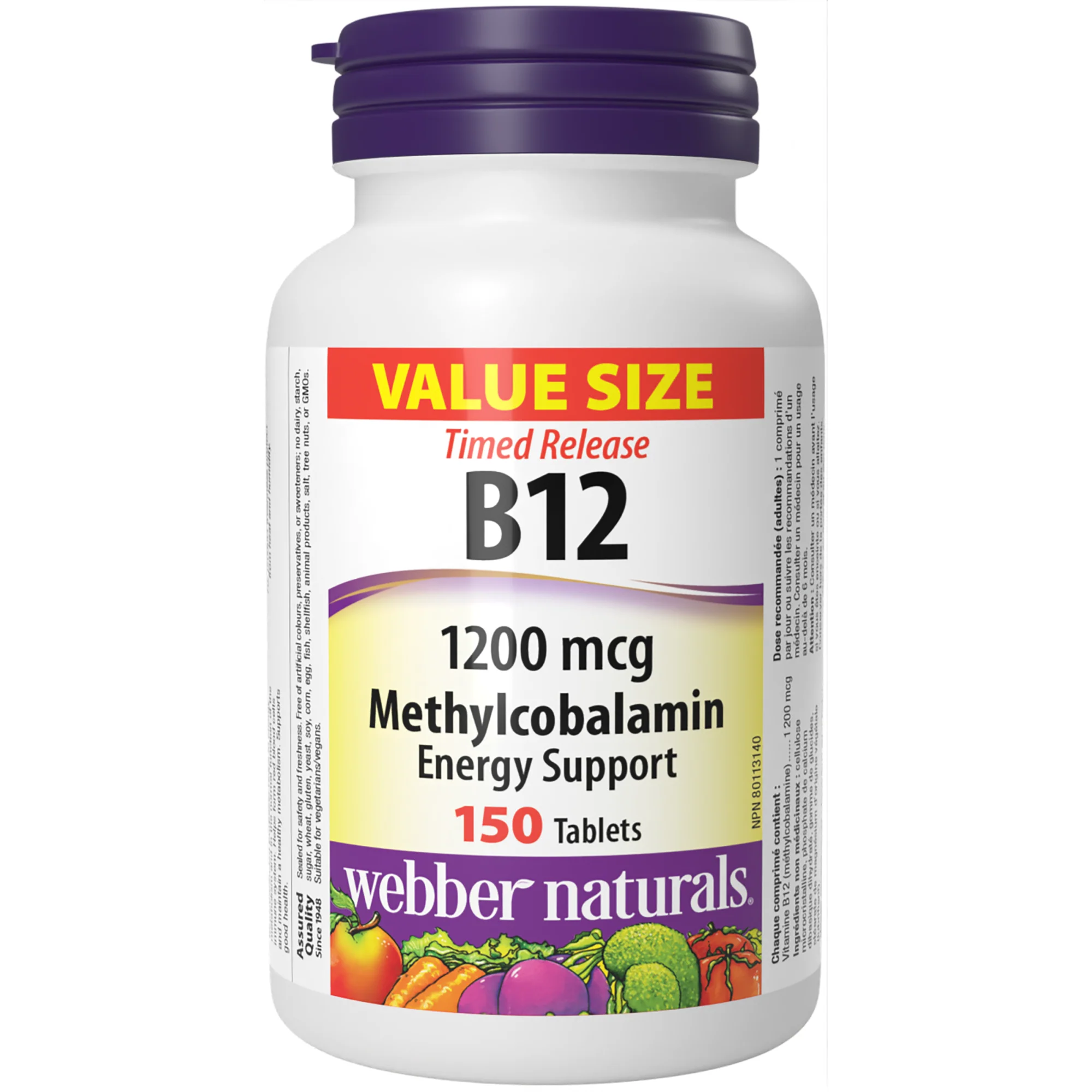 Vitamin B12 Methylcobalamin 1200 mcg Timed release Tablets - Image 2