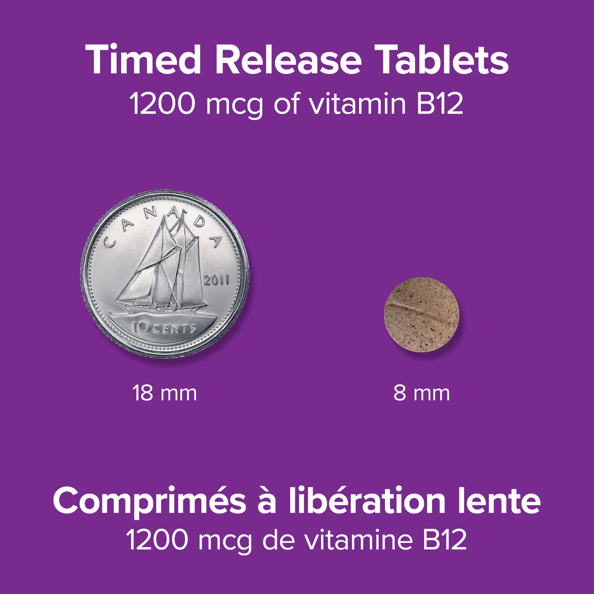 Vitamin B12 Methylcobalamin 1200 mcg Timed release Tablets - Image 3