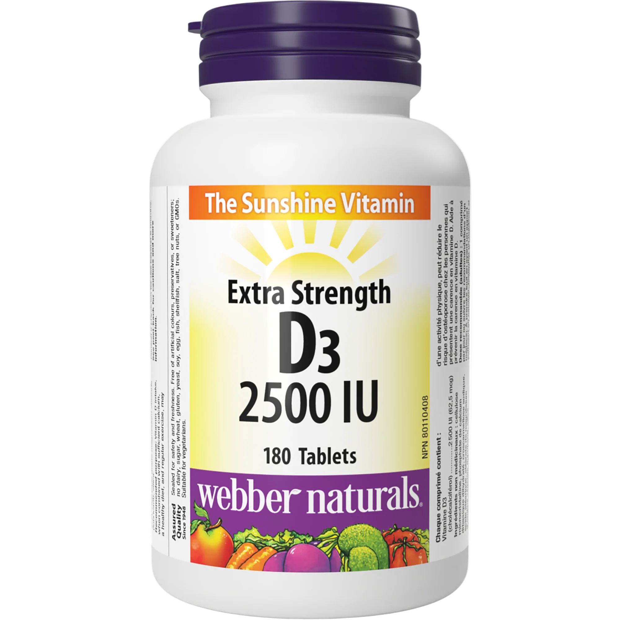 Vitamin D3 2500 IU Tablets